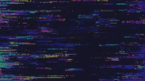 Unique Design Abstract Digital Animation Pixel Noise Glitch Error Video Video stock 123357611