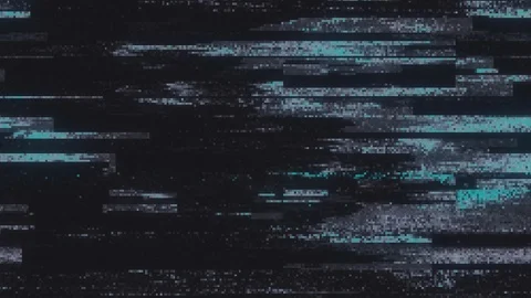 Unique Design Abstract Digital Animation Pixel Noise Glitch Error Video Video stock 123357622