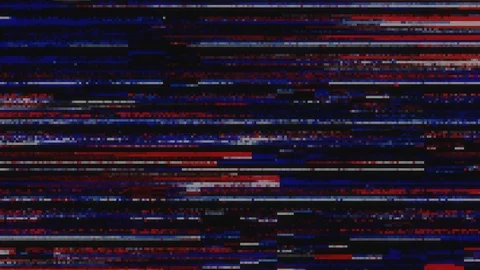 Unique Design Abstract Digital Animation Pixel Noise Glitch Error Video Video stock 123707934