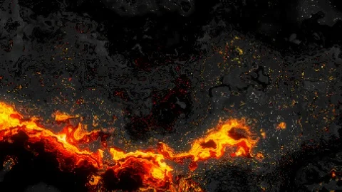 Unique Design Abstract Digital Fire Pixel Animation Stock Footage 104884574