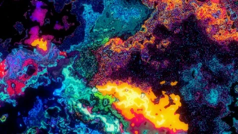 Unique Design Abstract Digital Fluid Pixel Animation Stock Footage 105033183