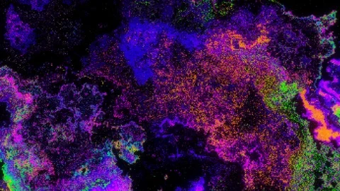 Unique Design Abstract Digital Fluid Pixel Animation Stock Footage 106363702