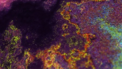 Unique Design Abstract Digital Fluid Pixel Animation Stock Footage 111508867