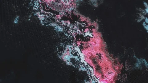 Unique Design Abstract Digital Fluid Pixel Animation Stock Footage 113682495