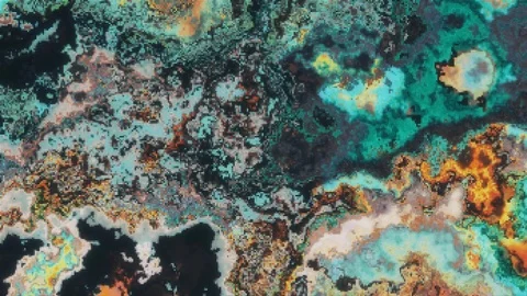 Unique Design Abstract Digital Fluid Pixel Animation Stock Footage 113748477