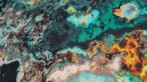 Unique Design Abstract Digital Fluid Pixel Animation Stock Footage 113751590