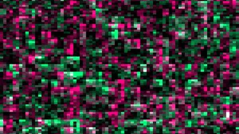 Unique Design Abstract Digital Pixel Noise Glitch Error Video Damage Stock Illustration