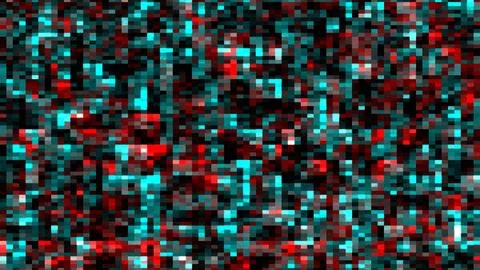 Unique Design Abstract Digital Pixel Noise Glitch Error Video Damage Stock Illustration