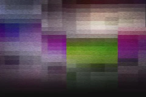 Unique Design Abstract Digital Pixel Noise Glitch Error Video Damage Stockillustratie