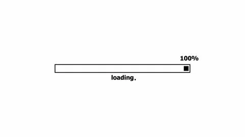Unique design digital technology waiting loading bar on white background. Stock-Illustration