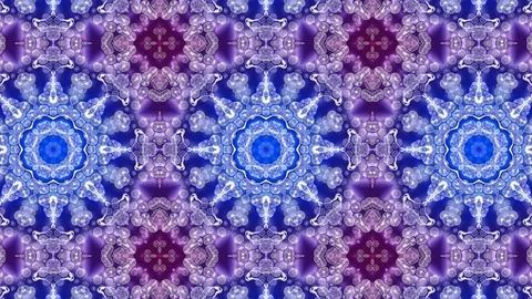 Unique diamond kaleidoscope sequence patterns. Stock Footage 110756610