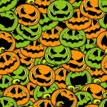 A unique doodle style illustration at the intersection of creepy and cute. Th Illustrazione stock