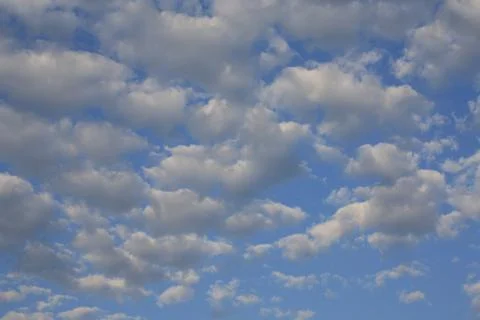 Unique drawings and structures of clouds Stock Photos