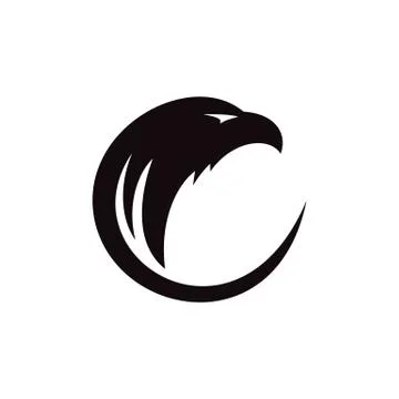 Unique eagle logo Stock Illustration