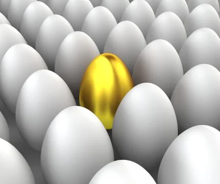 Unique egg Stock Illustration