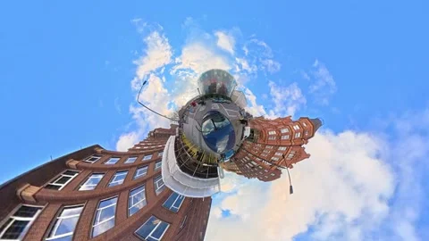 Unique Footage of Urban Drive Through Streets of Capital London City Stock Footage 329152553