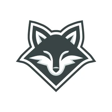 Unique Fox Logo Stock Illustration