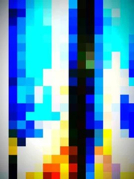 A unique geometric pattern of designing squares Stock Illustration