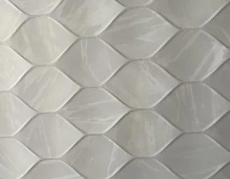 Unique geometric wall pattern Stock Photos