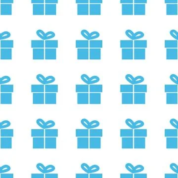 Unique Gift seamless pattern Illustrazione stock
