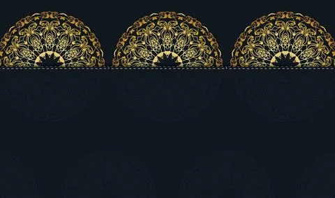 Unique gradient creative luxury golden colors mandala background design Stock Illustration