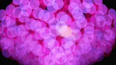 Unique Hypnotic Creative Bokeh Lights - perfect for end credits or title Vídeo Stock 242608901