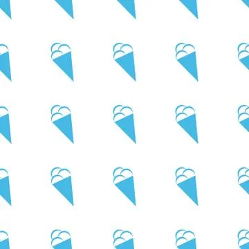 Unique Ice cream seamless pattern Stock Illustration