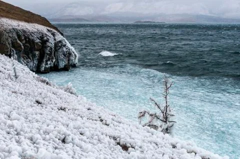 Unique ice 스톡 사진