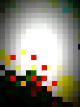 A unique illustration of colorful digital pattern of squares イラスト素材