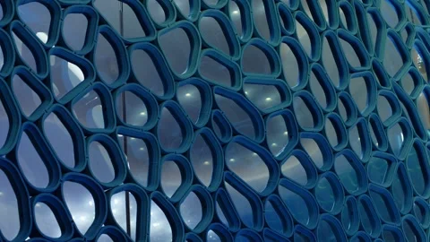 Unique interior design inside Singapore airport 4K Stock-Footage 247766498