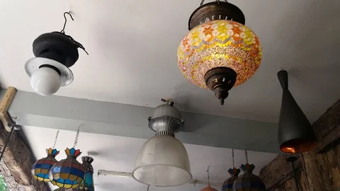 Unique lamp 스톡 동영상 95139769