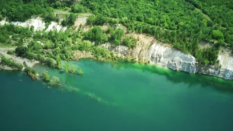 The Unique Landscape Of The Mirolubsky Quarry. 動画素材 314596151
