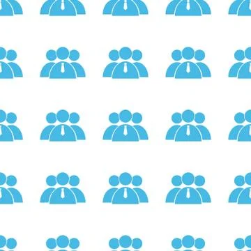 Unique Leader seamless pattern Stock Illustration