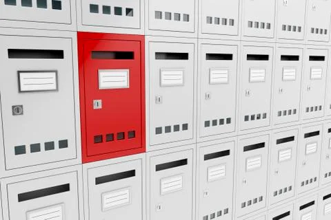 Unique letterbox Stock Illustration