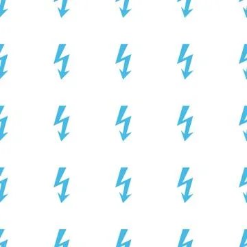 Unique Lightning seamless pattern Illustrazione stock