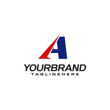 Unique logo that forms the letter A matches your company. logo inspiration A Stock Illustration