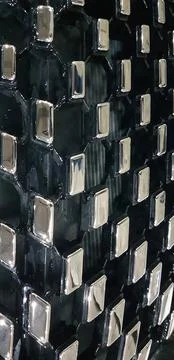 Unique media pattern Objects, details of Technology design of production part Stock Photos