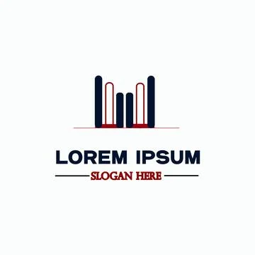Unique Minimal Branding Stock Illustration