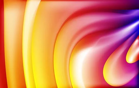 Unique modern creative wavy stylish cool color gradient abstract colorful Stockillustratie