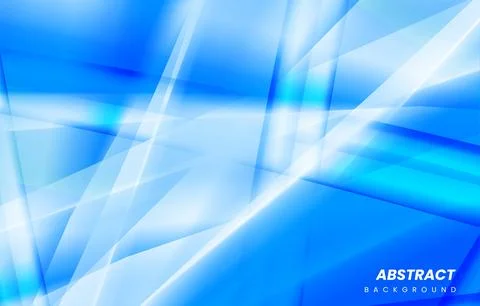 Unique modern style realistic creative custom shape with gradient blue color 库存插图