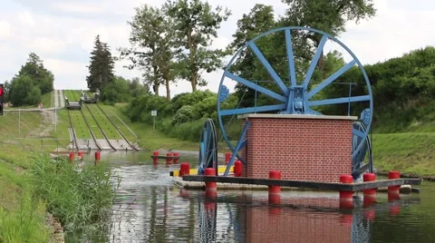 A unique monument of hydraulic engineering Video stock 54531120