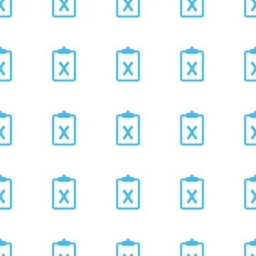Unique Not performed seamless pattern Stock Illustration