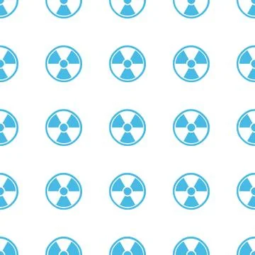 Unique Nuclear seamless pattern Illustrazione stock
