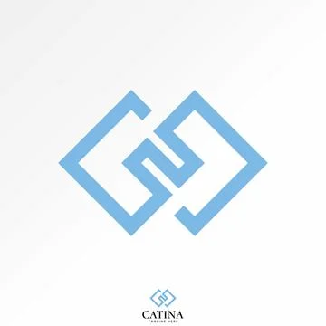 Unique pattern art line decoration element curve fashion contemporary paint Stock Illustration