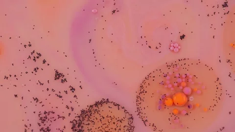 Unique patterns appear when mixing colors. Stock Footage 281751352