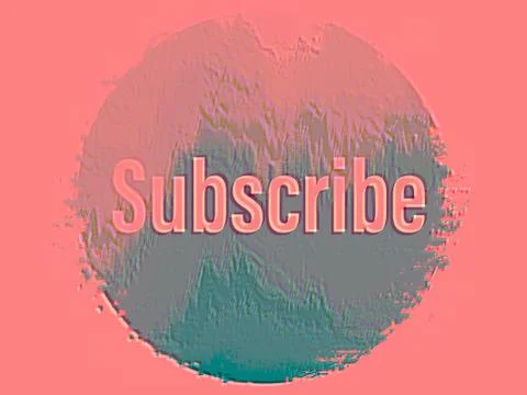 Unique pixelated Subscribe button icon Stock Illustration