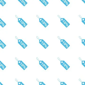 Unique Price tag seamless pattern Illustrazione stock