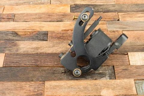 The unique professional tattoo machine. Stock Photos