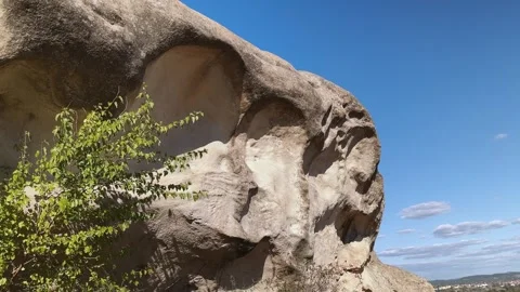 Unique Rock Formations and Mountain Scenery in Rodopi Bulgaria Stock Footage 317670996