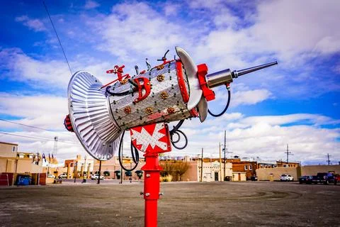 Unique Rocket Statue Stock Photos